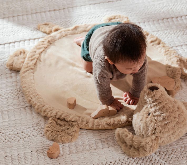 Labradoodle Plush Baby Play Mat Baby Toy Pottery Barn Kids