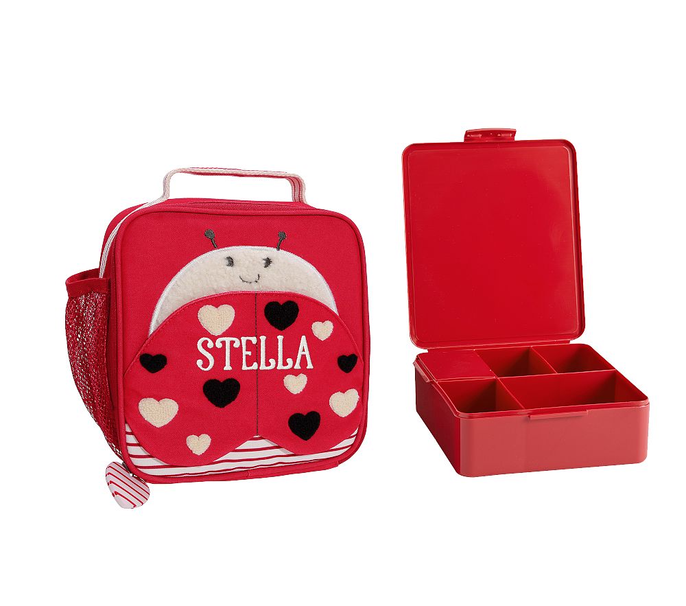 Mackenzie Red Ladybug Lunch &amp; Bento Bundle, Set of 2