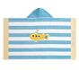 Rugby Stripe Submarine Beach Hooded Towel UPF 50+