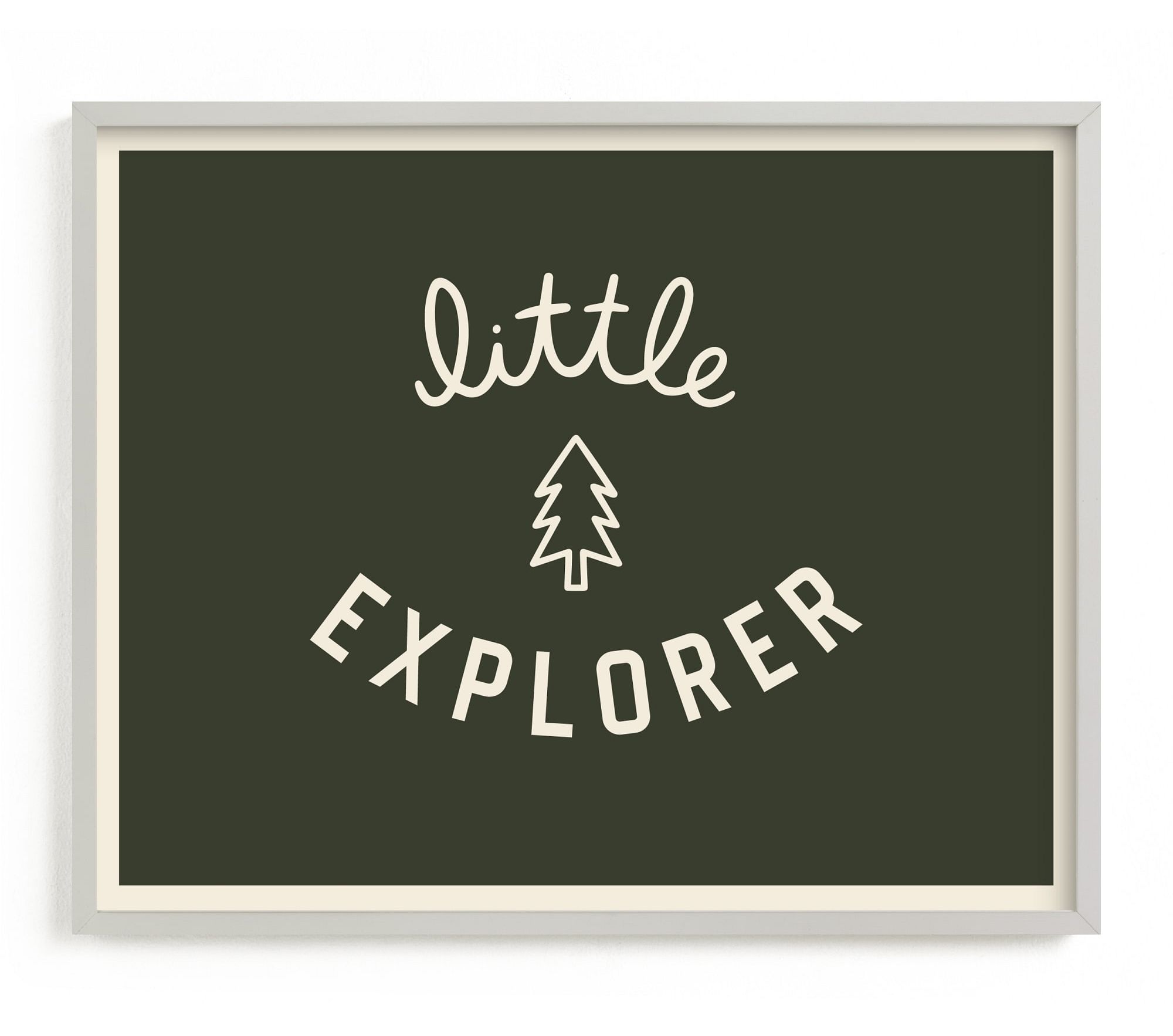 Little Explorer Flag Wall Art (20x16)