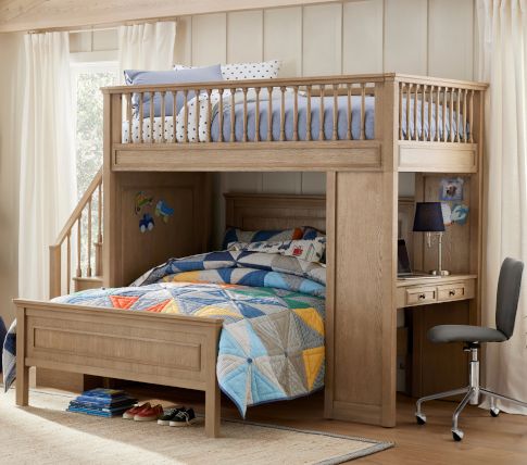 Built-In Study &amp; Loft Bedroom