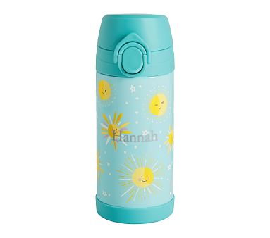 Mackenzie Aqua Sunshine Glow-in-the-Dark Water Bottle