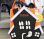 Glow-in-the-Dark Haunted House Felted Treat Bag