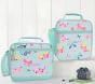 Mackenzie Aqua Spring Butterfly Glow-in-the-Dark Lunch Boxes