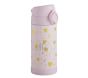 Mackenzie Blush Foil Scattered Hearts Water Bottle
