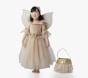 Kids Gold Glitter Fairy Costume