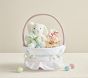 Embroidered Floral Easter Basket Liners