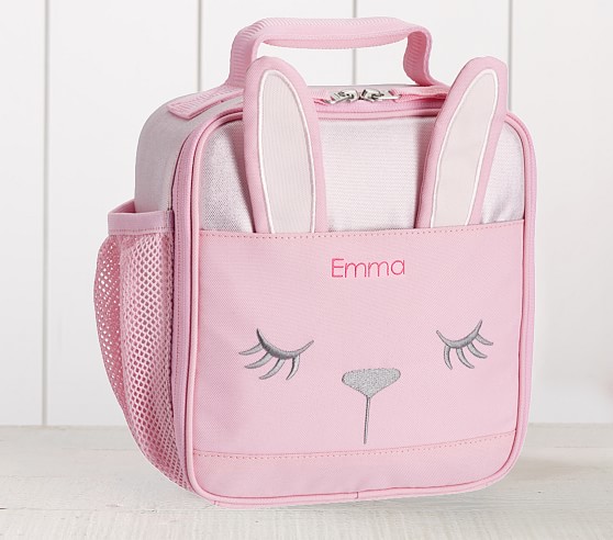 Mackenzie Pink Shine Bunny Critter Lunch Box