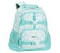 Mackenzie Aqua Cheetah Glitter Backpacks