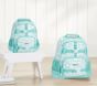 Mackenzie Aqua Cheetah Glitter Backpacks