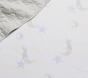 Organic Sleepy Moon Oval Crib Fitted Sheet