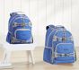 Mackenzie Blue Gray Trim Solid Backpacks