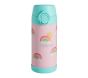 Mackenzie Pink Rainbows Glow-in-the-Dark Water Bottle