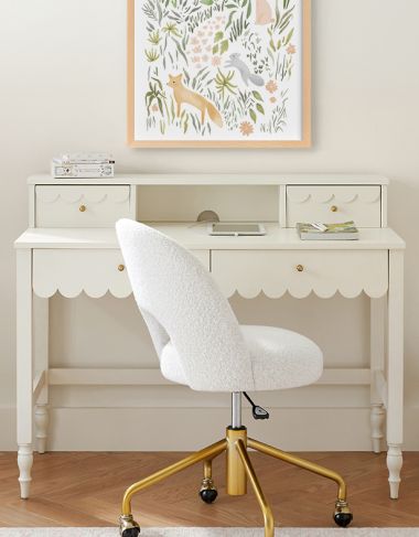 ⚠*︎様 【7/27まで】Pottery Barn Kids デスク（グレー） Morgan Accessible Desk (53