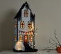 Light-Up Halloween Mantel Village