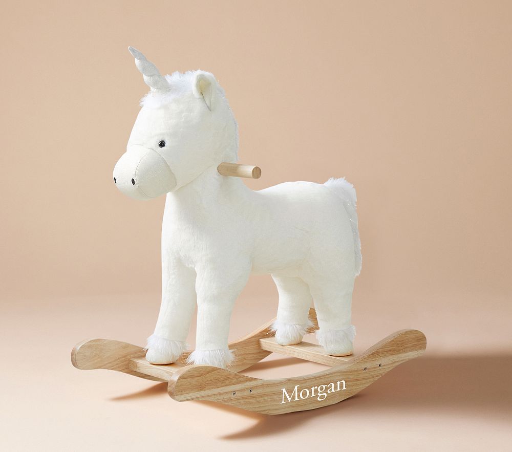 Musical Unicorn Plush Nursery Rocker