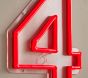 Brite Lite Personalized Varsity Number LED Wall Light
