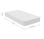 Pottery Barn Kids Lullaby Crib &amp; Toddler 2-Stage Mattress 