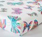 EttaVee Organic Butterfly Crib Fitted Sheet