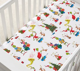 Woodland Portraits Flannel Crib Sheet - Adorable Animal Print Fitted Sheet For Standard Crib