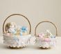 Heritage Floral Eyelet Easter Basket Liners