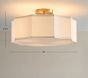 Sunny Linen Flush Mount (18")