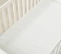 Stripe Organic Jersey Crib Fitted Sheet