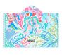 Lilly Pulitzer Mermaid Cove Beach Hooded Towel UPF 50+