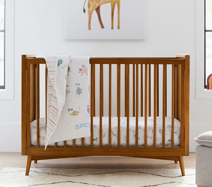 West Elm Mid White Mid Century Crib Mid Century Modern Crib West