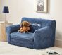 Anywhere Sofa Lounger&#174;, Indigo Cozy Sherpa Slipcover Only