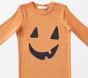 Halloween Pumpkin Organic Cotton Baby Pajama &amp; Hat Set