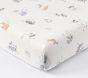 Avery Animals Organic Crib Fitted Sheet