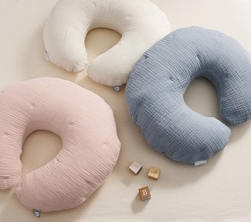 Pottery Barn Newborn Boppy Lounger Cover Boppy Cuddle Me Muslin