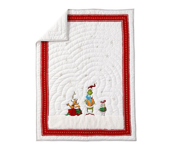 Dr. Seuss’s The Grinch™ Wreath Organic Crib Fitted Sheet