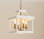 Scalloped Lantern Chandelier (12&quot;)