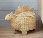 Woven Dino Shaped Lidded Storage