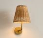Open Box: Rattan Rechargeable Wall Sconce (9")