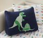 Dino Fuzzy Wedge Pillow