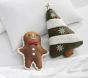 Georgie Gingerbread &amp; Light-Up Christmas Tree Pillow Bundle