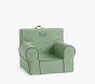 Anywhere Chair®, Sage Twill with Forest Green Piping
