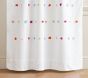 Bright Pom-Pom Cotton Blackout Curtain