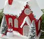 Classic Light-Up Mantel Village, Red House