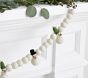 Felted Snowman Ball Tree Garland