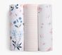 Wildflower Butterfly Organic Muslin Swaddle, Set of 3