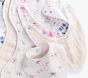 Wildflower Butterfly Organic Muslin Bib, Burp and Swaddle Set