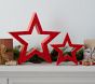 Light Up Nesting Wooden Stars, Set of 2