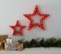 Light Up Nesting Wooden Stars, Set of 2