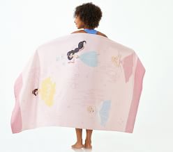 Disney Princess Castles Kid Beach Towel UPF 50+