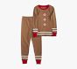 Heirloom Gingerbread Organic Cotton Kid Pajama Set