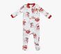 Black Santa Organic Cotton Baby Pajama